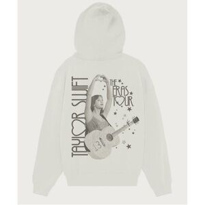 Taylor Swift Eras Tour Graphic Hoodie - Cream msrp$75